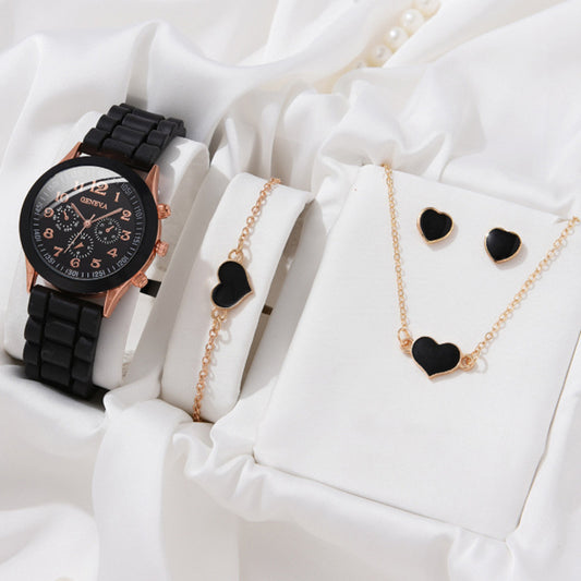 5/PCS Luxury Watch Set For Women