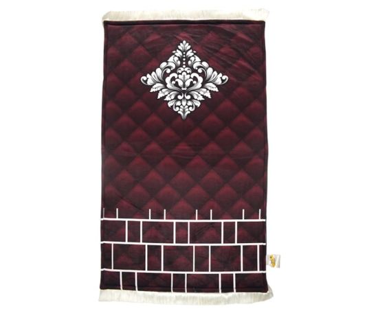 Mahroon Star Soft Foaming Prayer Mat